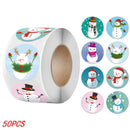 Adesivos de Natal para decoração 50 a 500Pcs