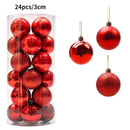 Conjunto de Bolas de Natal 36 peças