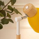 Luminária de Mesa Estilo Nórdico Metal e Madeira