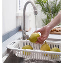 Escorredor De Pia Retrátil Multiuso Com Alças Ajustáveis ML