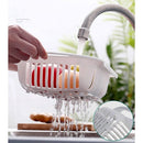 Escorredor De Pia Retrátil Multiuso Com Alças Ajustáveis ML