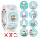 Rolo de Adesivos Tema Páscoa 50 a 500pcs